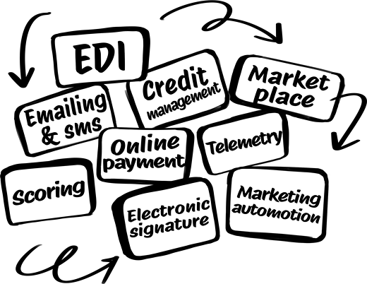 Photo illustrating the "App Store" section of the home page